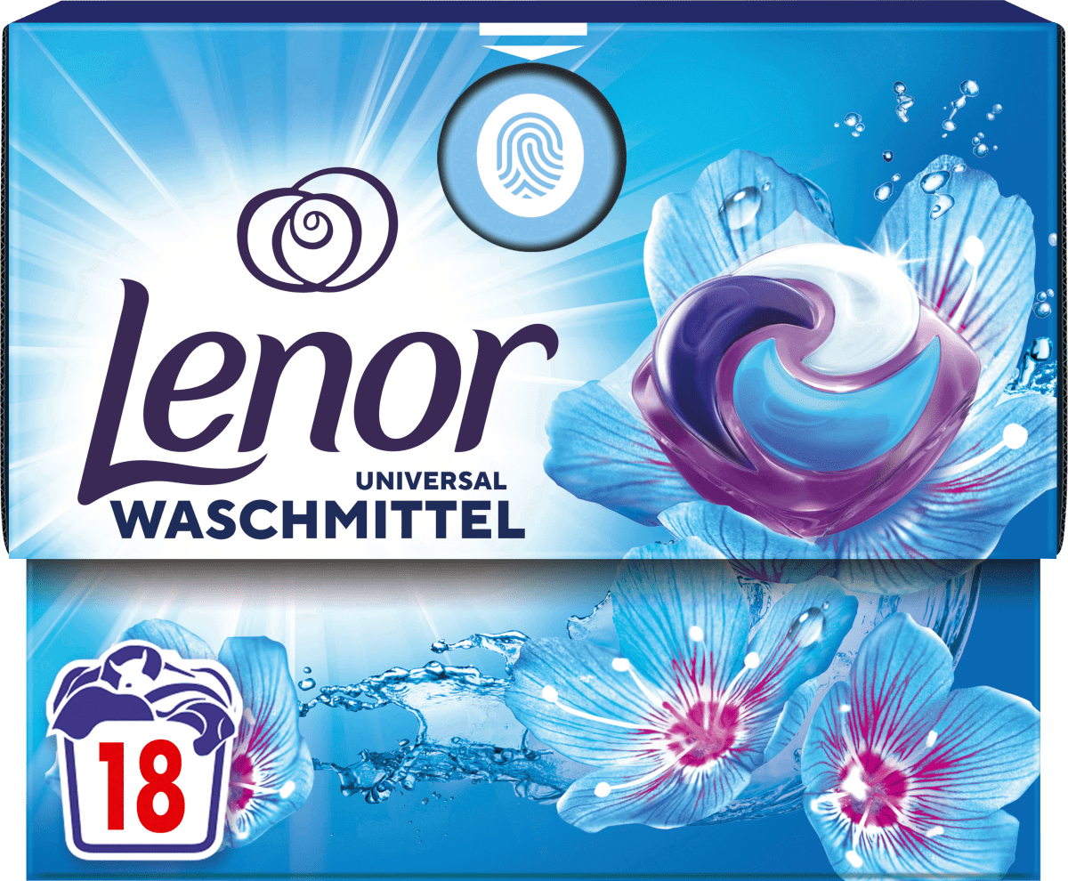 Vollwaschmittel Pods Aprilfrisch, 18 Wl