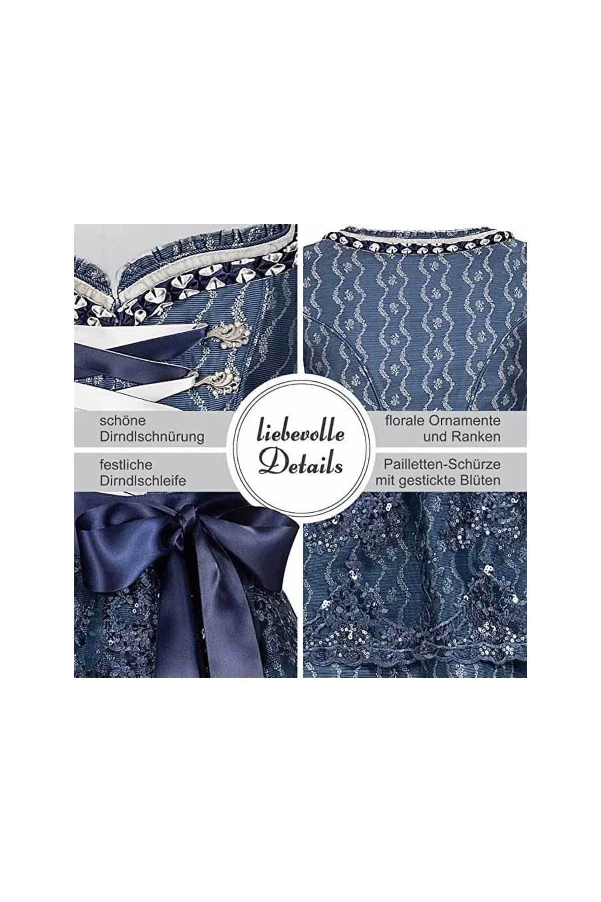 Nübler  Kleid - Blau - Basic