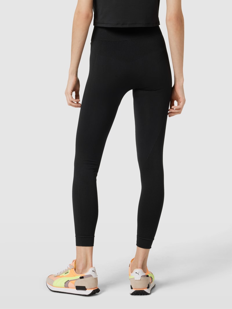 Leggings mit Logo-Print Modell 'STUDIO FOUNDATIONS SEAMLE' in schwarz