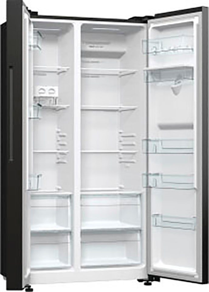 GORENJE Side-by-Side NRR 9185 EABXLWD, 178,6 cm hoch, 91 cm breit, Wasserspender