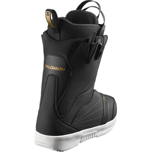 DAMEN SNOWBOOT SNOW. BOOTS PEARL BLACK/WHITE/GOLD