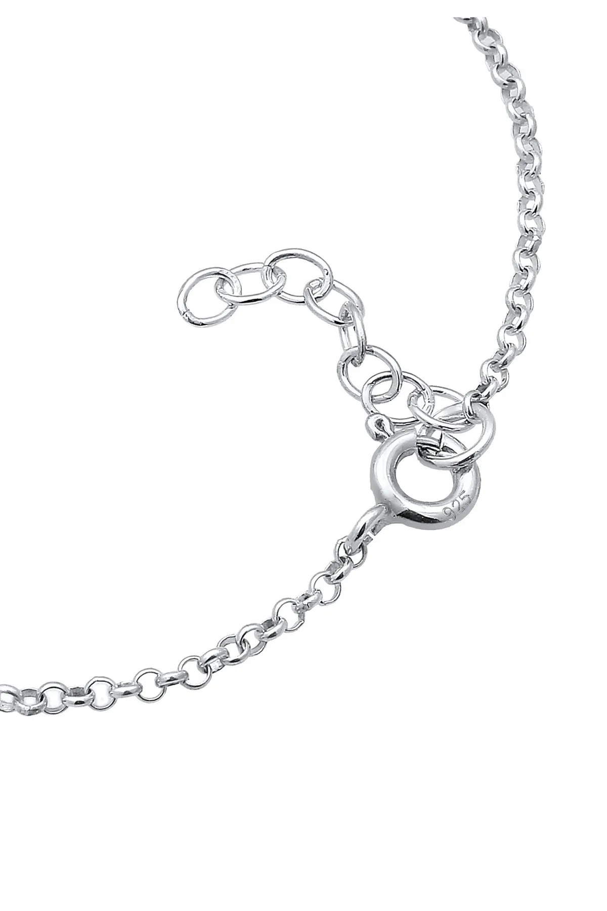 ELLI  Armband Kinder Blumen Floral Kristalle Silber