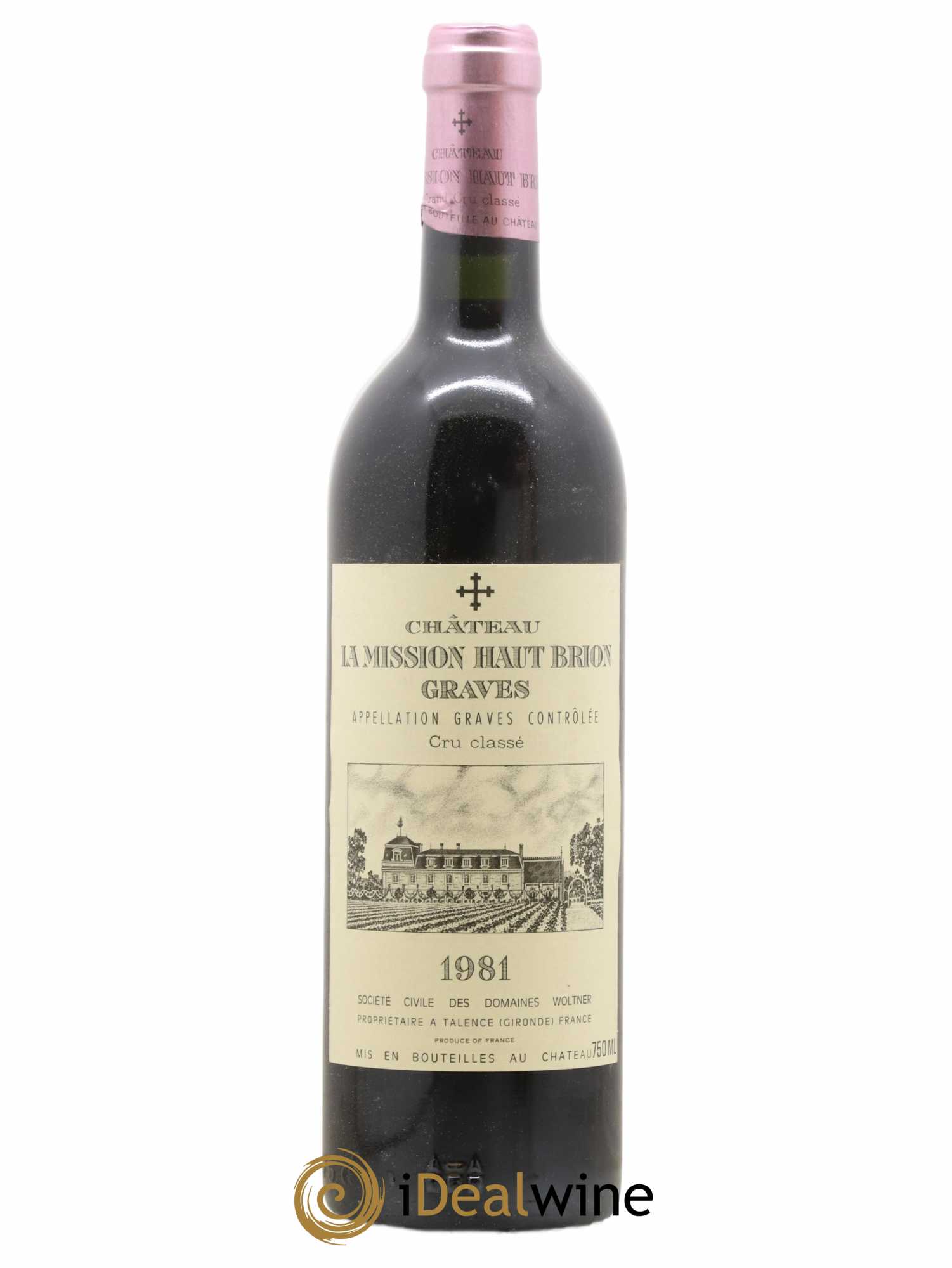Château La Mission Haut-Brion Cru Classé de Graves  1981 - Lot de 1 Bouteille