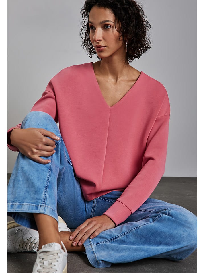Street One Sweatshirt in Rosa günstig kaufen