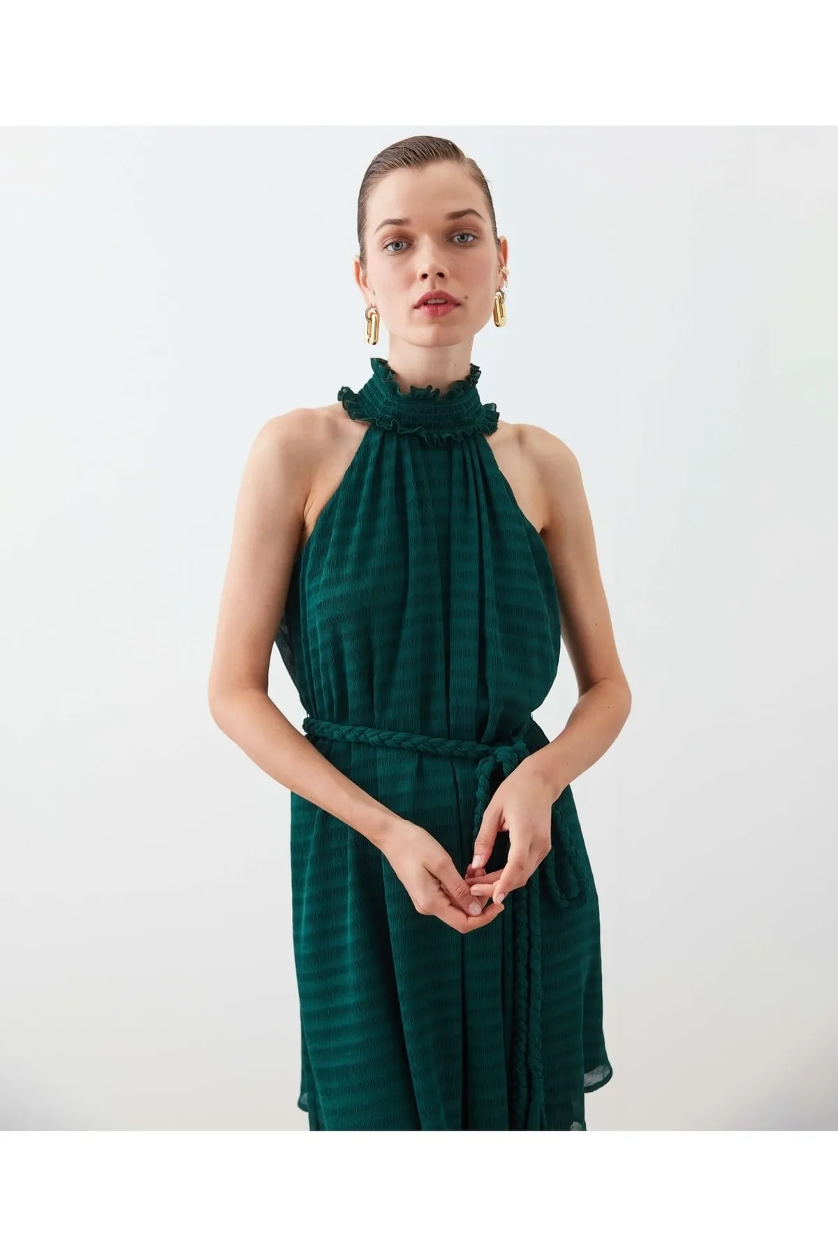 İpekyol  Kleid mit Seilgürtel