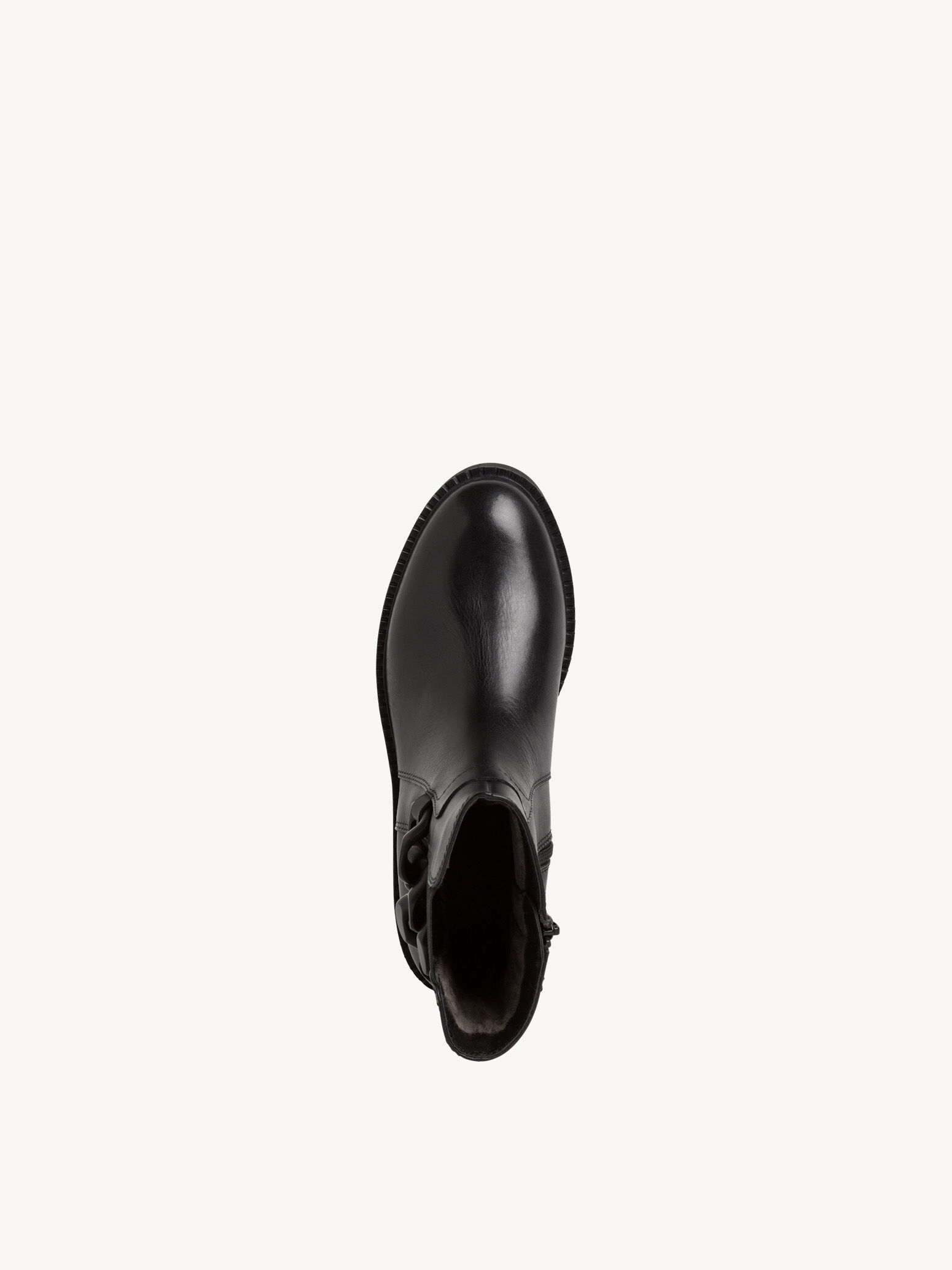 Bottine Chelsea en cuir - noir