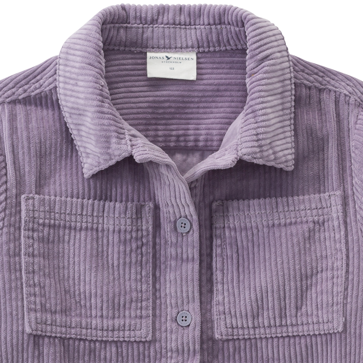 Mädchen Overshirt mit Stehkragen