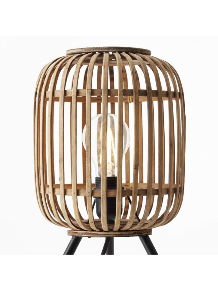 Brilliant Tischleuchte Woodrow ⌀ 30 cm in hellbraun günstig kaufen onesize