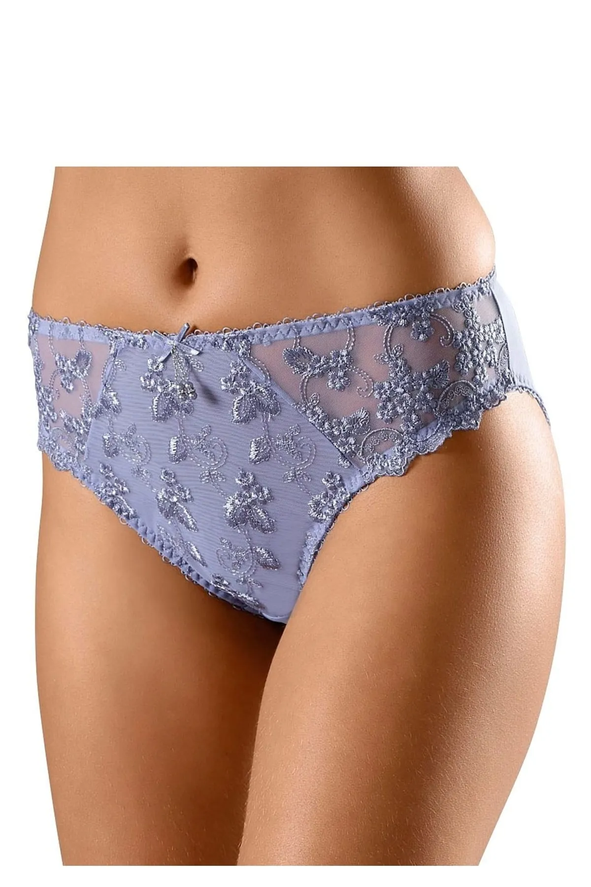 LASCANA  Slip - Silberfarben - Unifarben