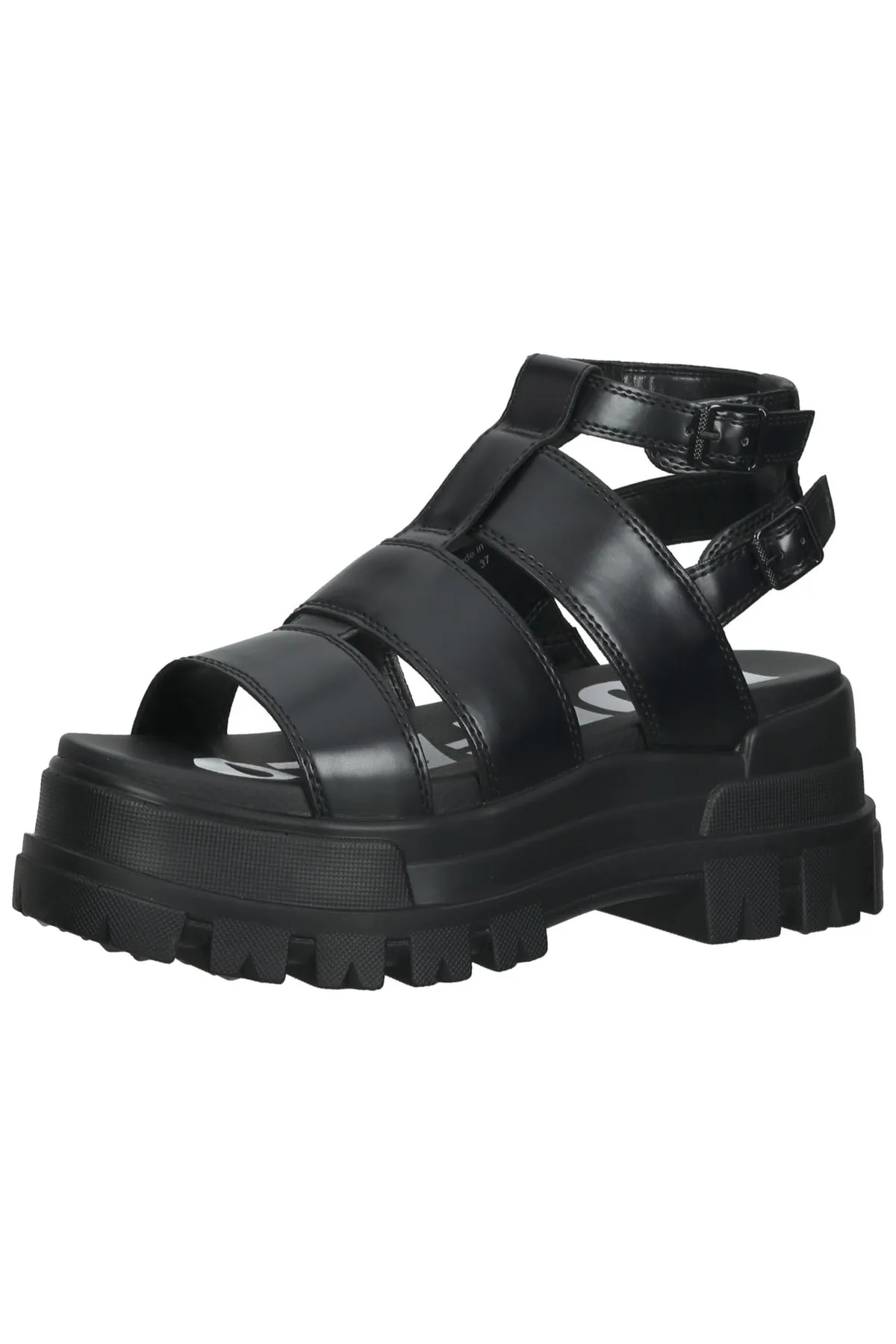 Buffalo  Sandalette - Schwarz - Flacher Absatz