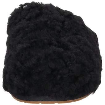 UGG Maxi Curly Slide Hausschuhe in schwarz