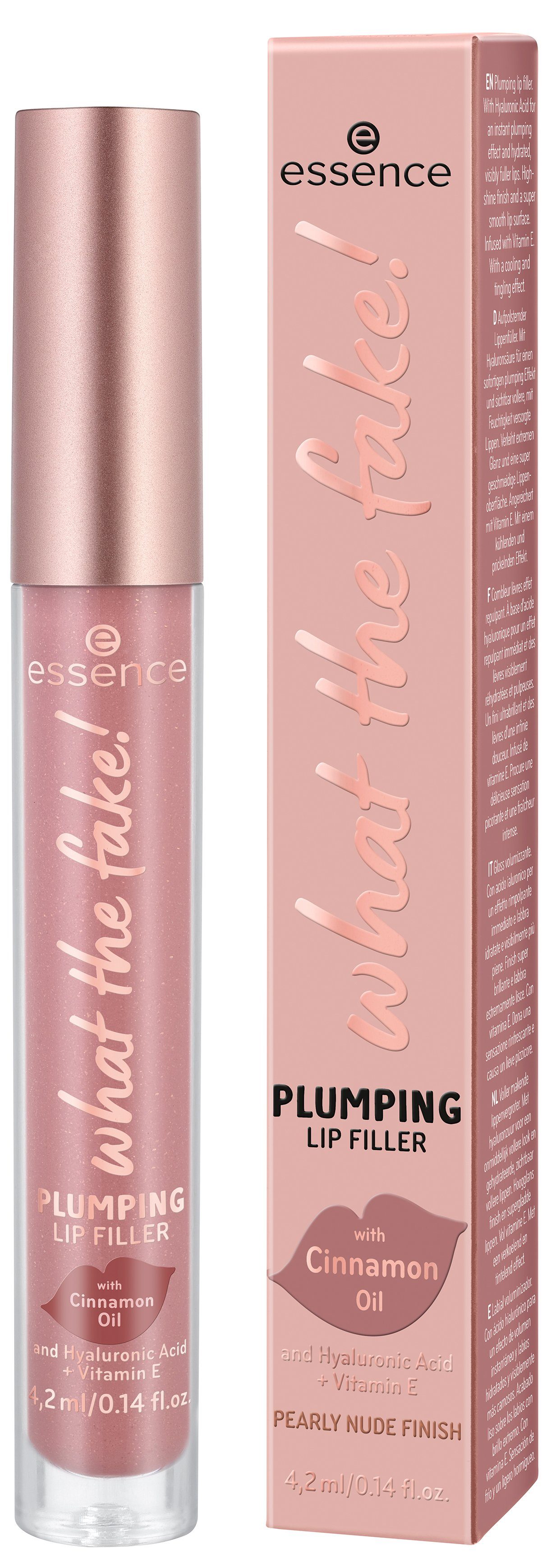 Essence Lipgloss what the fake! PLUMPING LIP FILLER 02, 3-tlg.