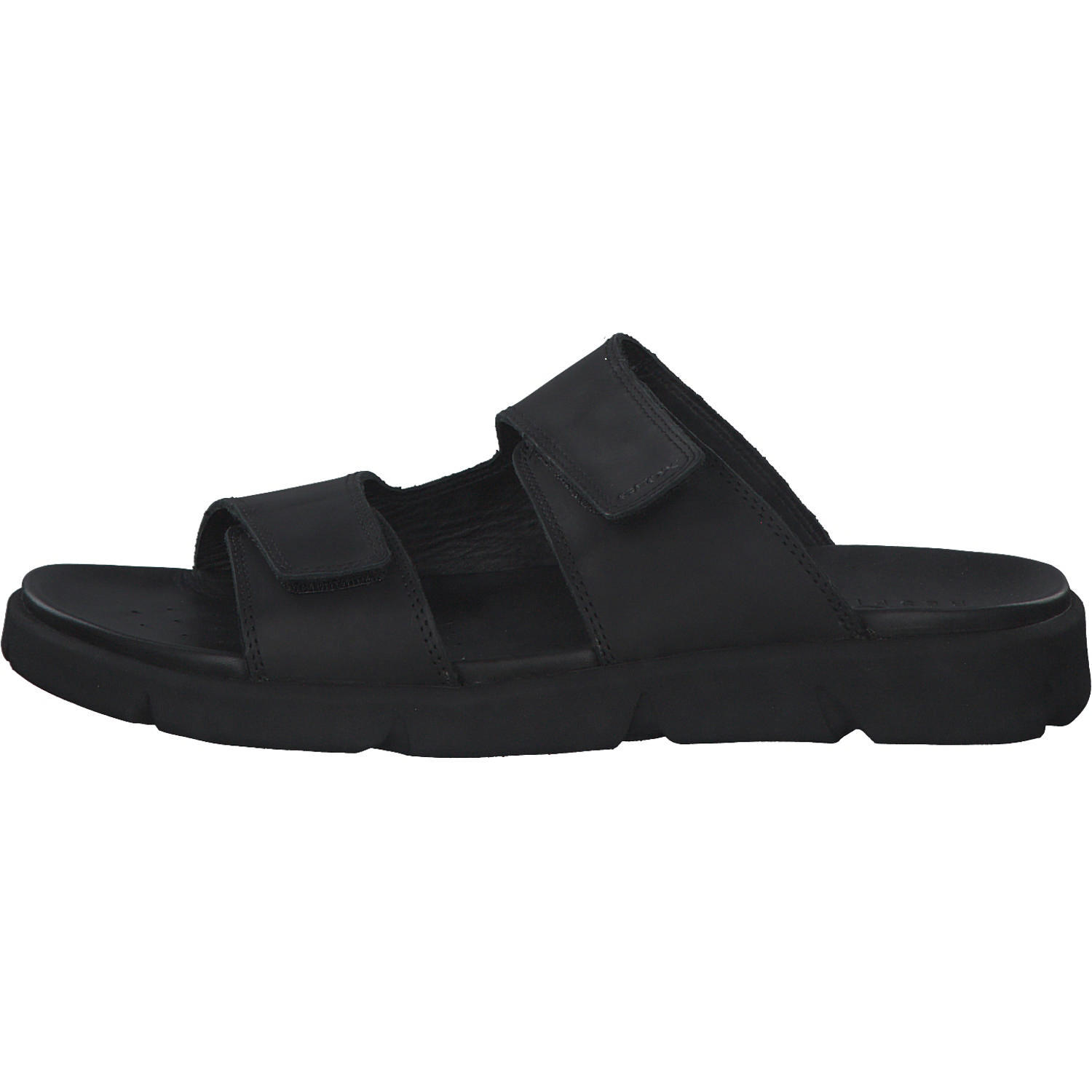 Geox U35BGB, Pantoletten & Badeschuhe, Herren, black