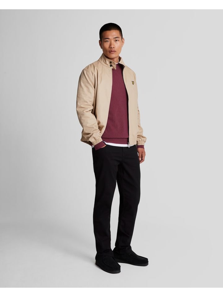 Lyle & Scott Strickpullover in Bordeaux meliert günstig kaufen S