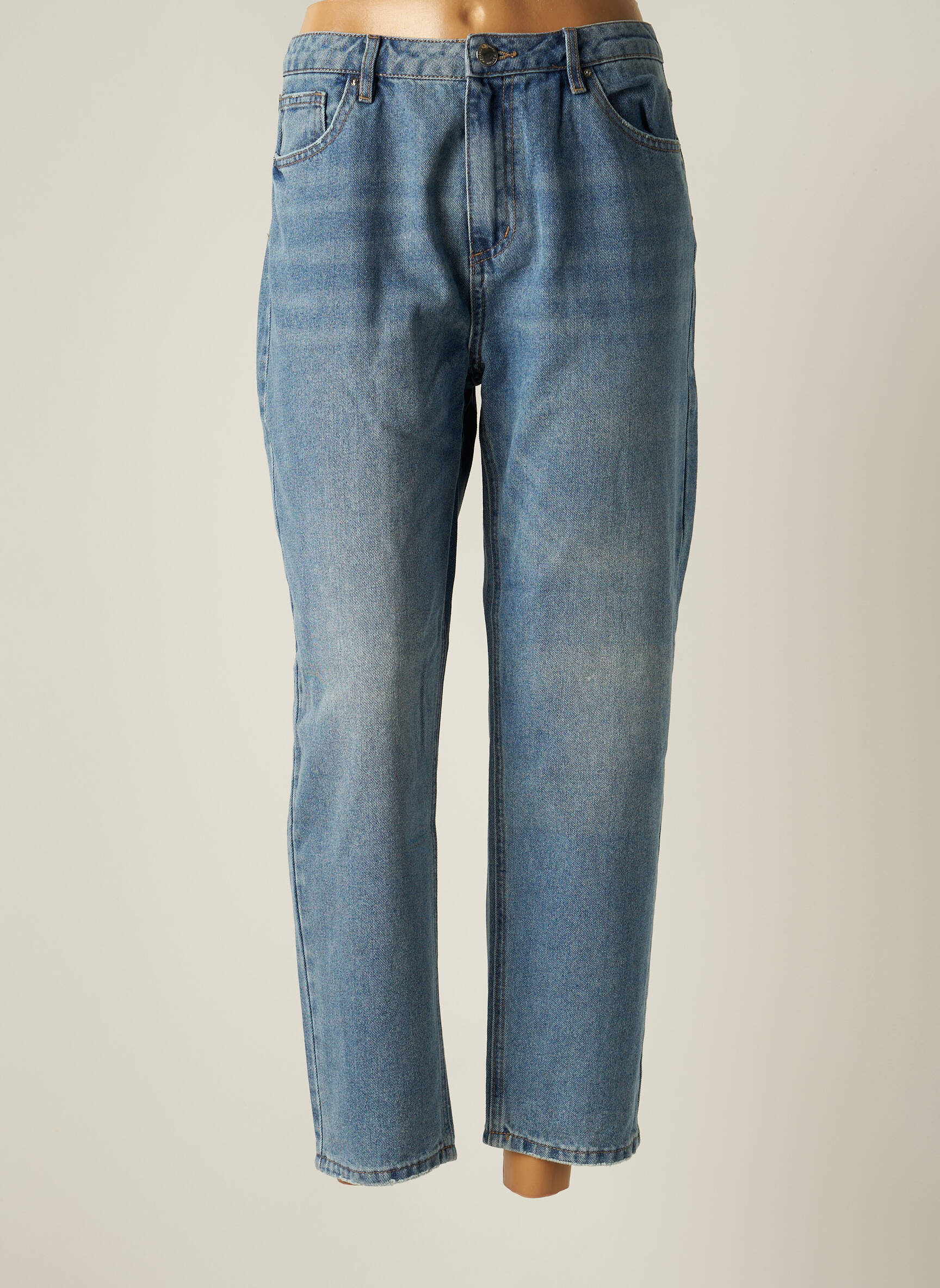 Morgan Jean Mom Femme couleur bleu