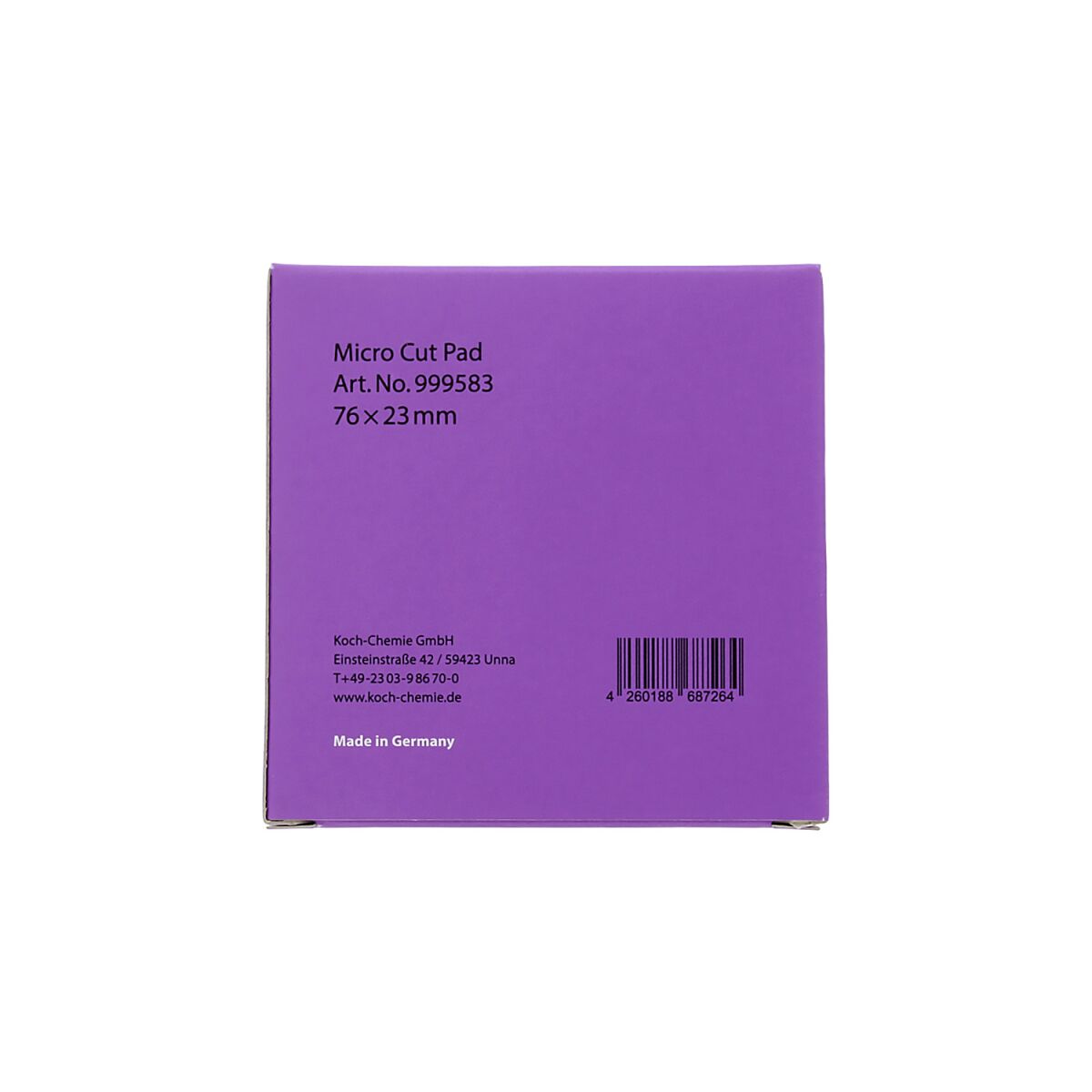 Koch Chemie Micro Cut Pad Polierschwamm Ø76-90mm lila