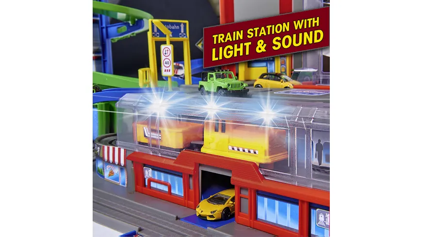 Majorette - Spielset Super City Garage, Parkhaus, Parkgarage