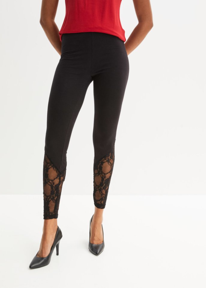 Leggings mit Spitze