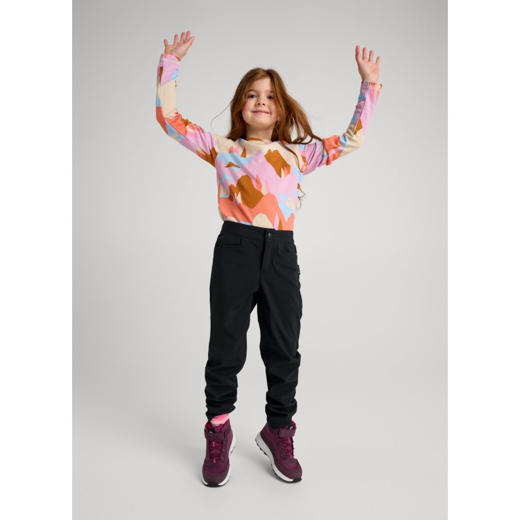 Reima Idea Soft Black Softshellhose