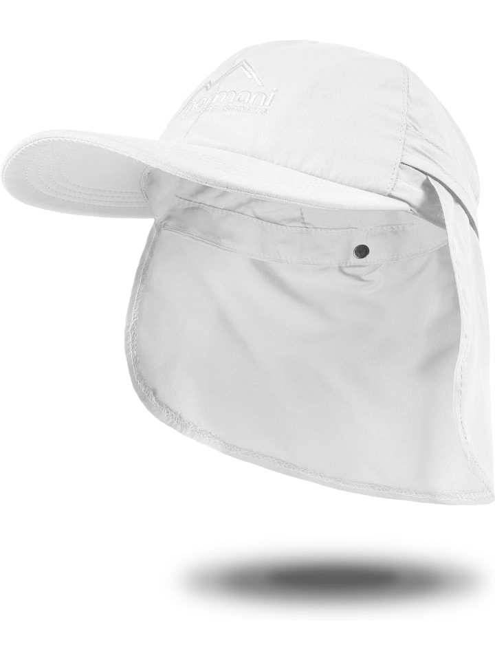 Normani Outdoor Sports Cap mit Nackenschutz Savannah in Weiß günstig kaufen