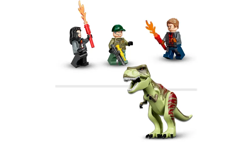 LEGO Jurassic World 76944 T. Rex Ausbruch, Dinosaurier-Spielzeug