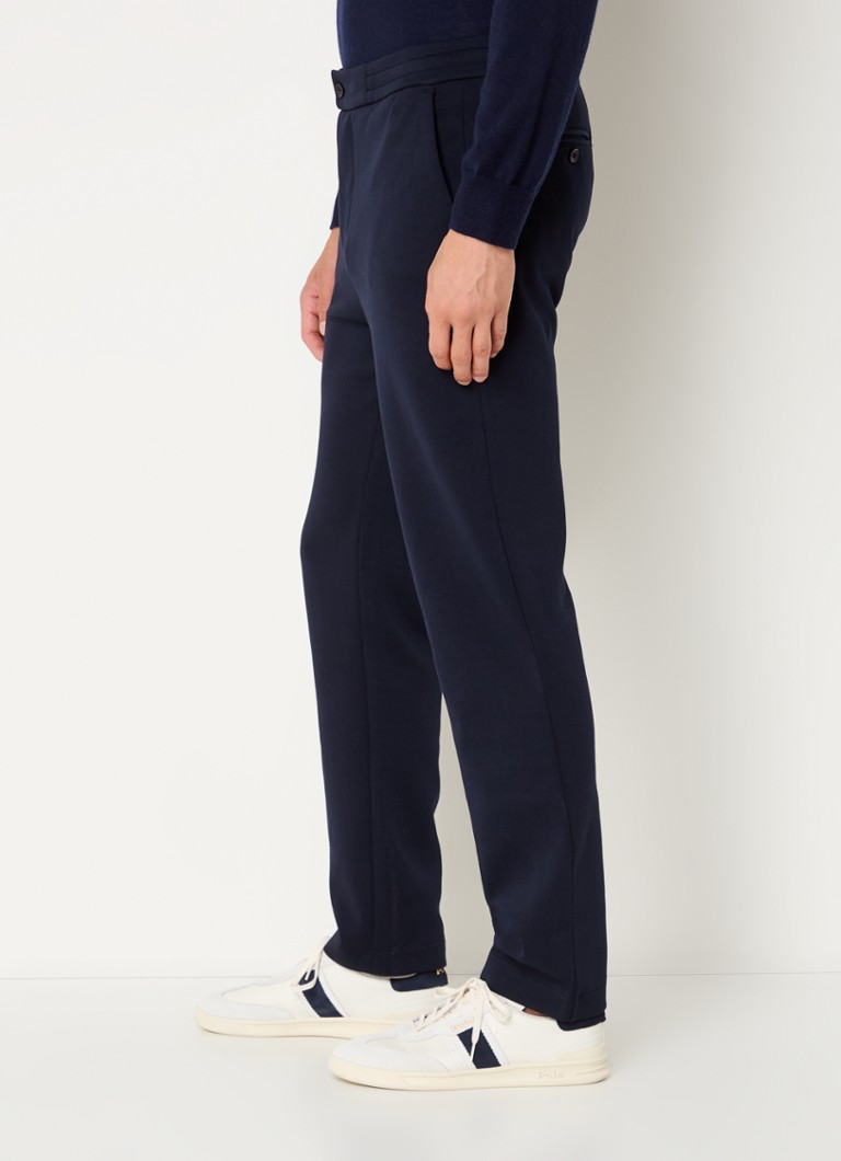 Ralph Lauren Zúžené chino nohavice so sťahovacou šnúrkou a vreckami na zips