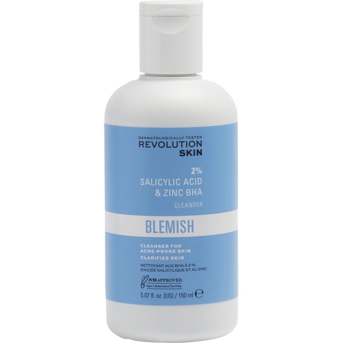 2% Salicylic Acid & zinc BHA Anti Blemish Cleanser
