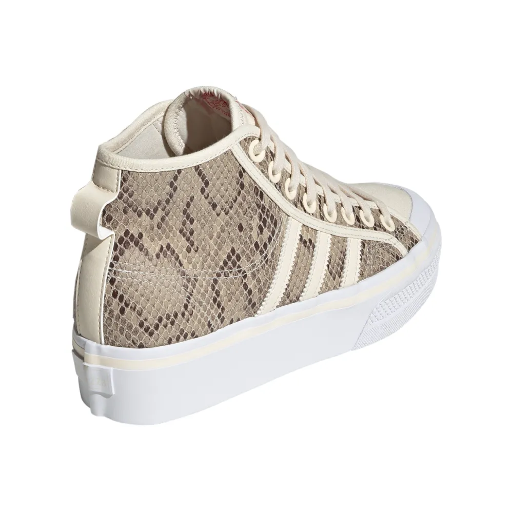 adidas Nizza Platform Mid W HQ1981 / weiss