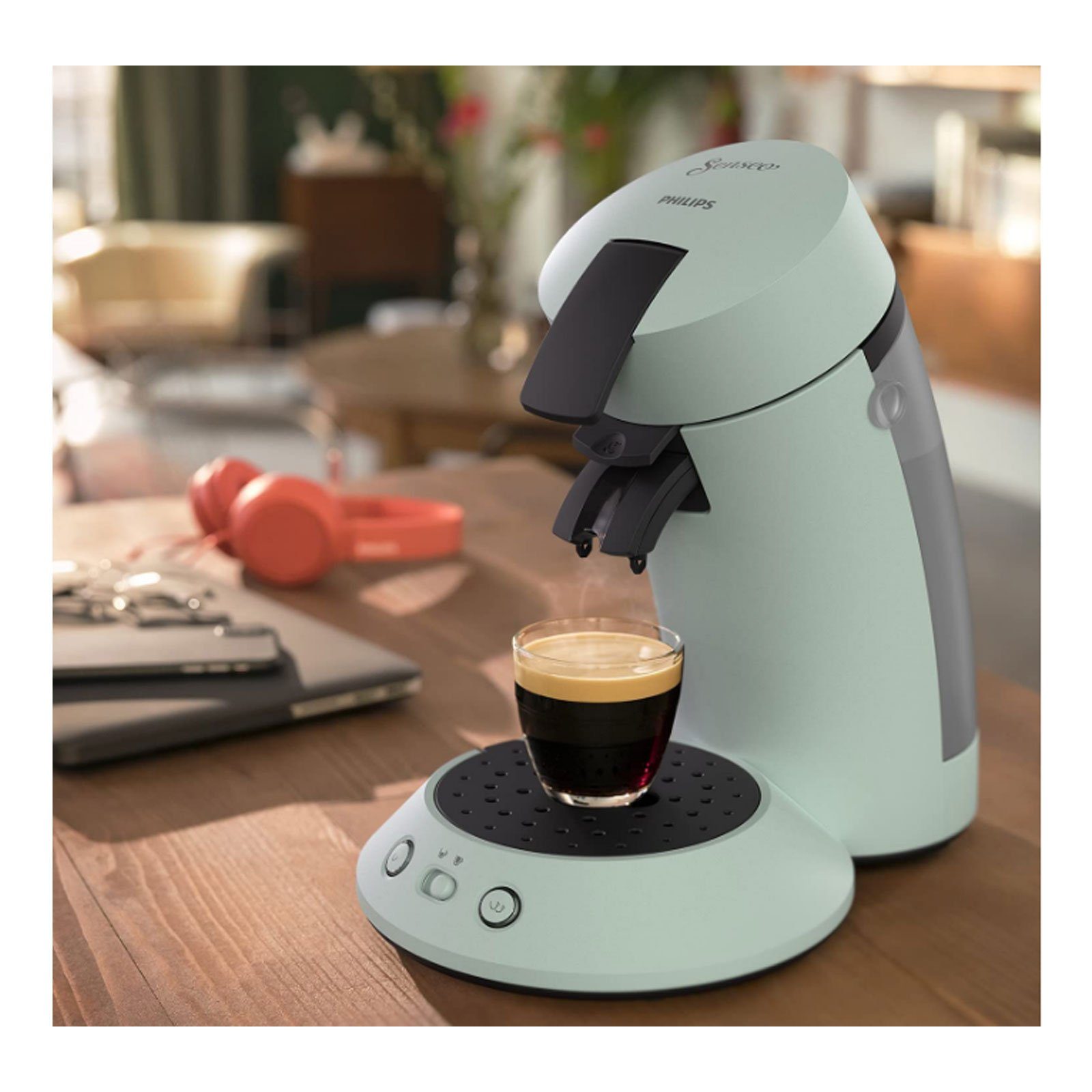 Philips Senseo Kapselmaschine Senseo CSA210/20 Original Plus, SENSEO Kaffee Boost Technologie