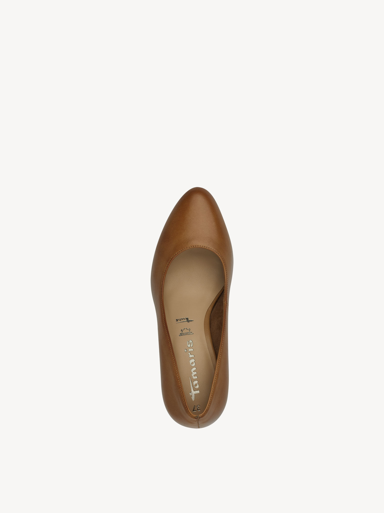 Escarpin en cuir - marron