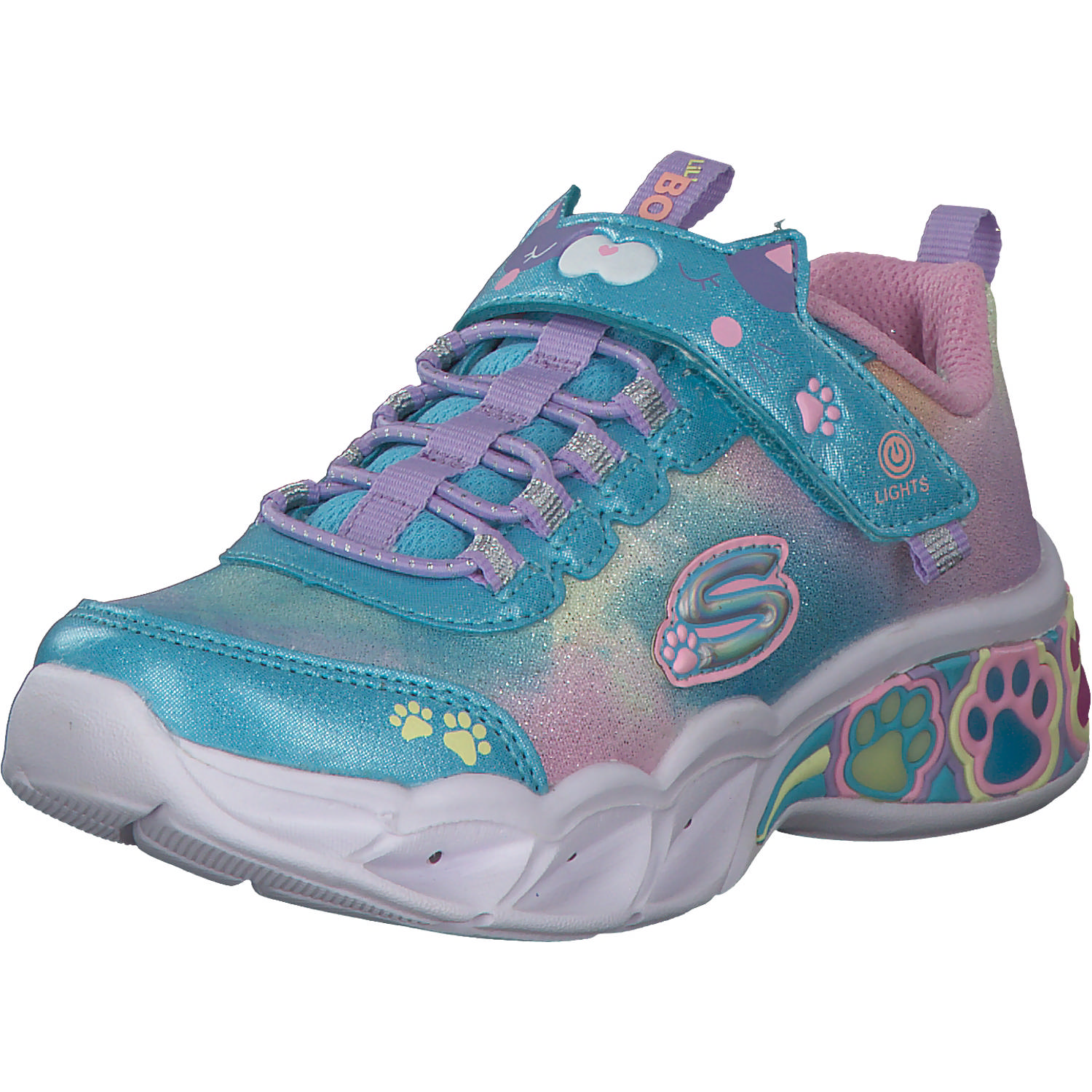 Skechers 300100L, Sneakers Low, Kinder, Blau