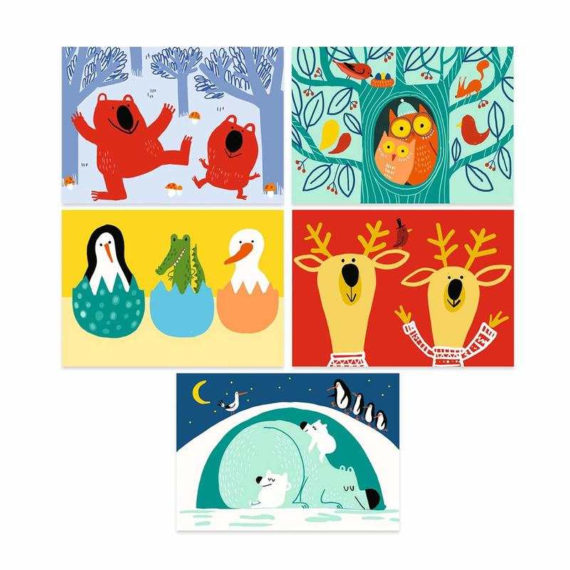 Pochette carte à gratter Animaux à découvrir Djeco