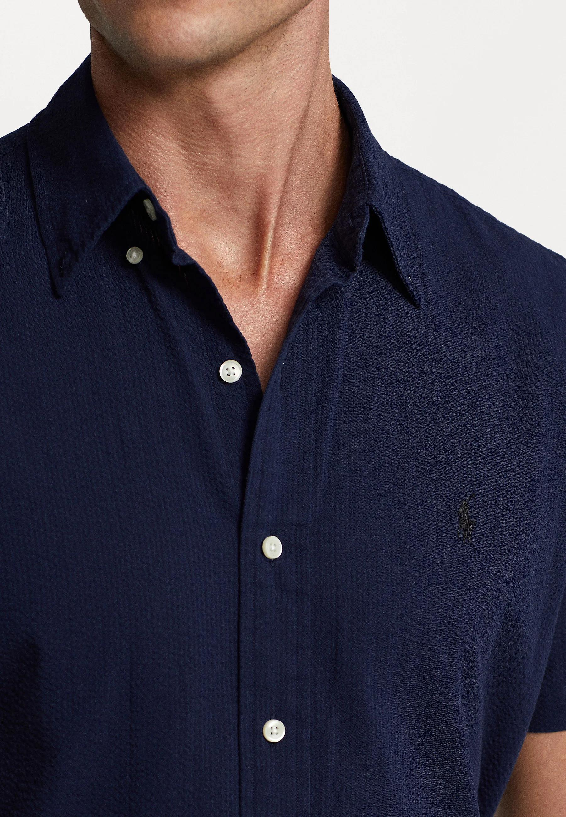 Camisa de seersucker de corte personalizado de Polo Ralph Lauren - Camisa