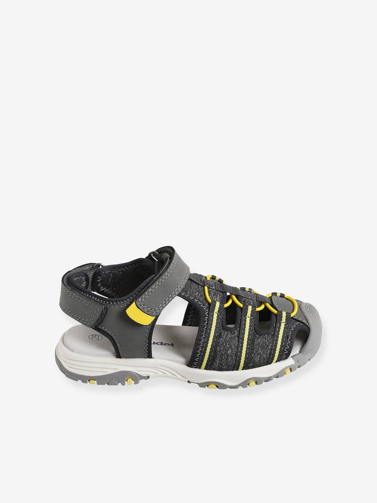 Vertbaudet Jungen Outdoor-Sandalen - grau