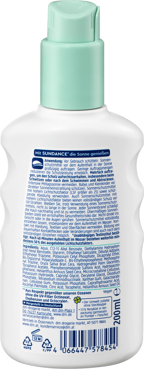 Sonnenspray, sensitiv, LSF 50, 200 ml