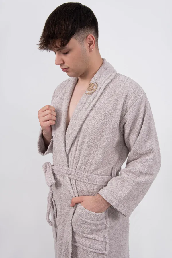 Güvenal  Bonny Cotton Ultrasoft Bademantel | Bestickter Bademantel| Geschenk-Bademantel