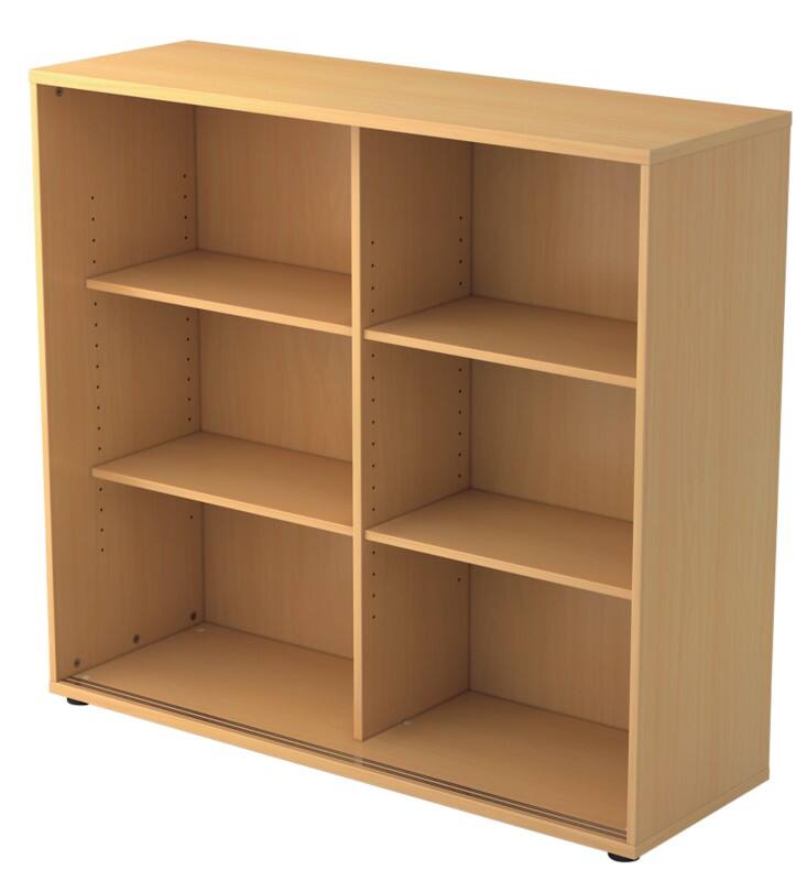 Hammerbacher Schiebetürenschrank Korpus Matrix mit Aufbau Buche 1.200 x 400 x 1.100 mm