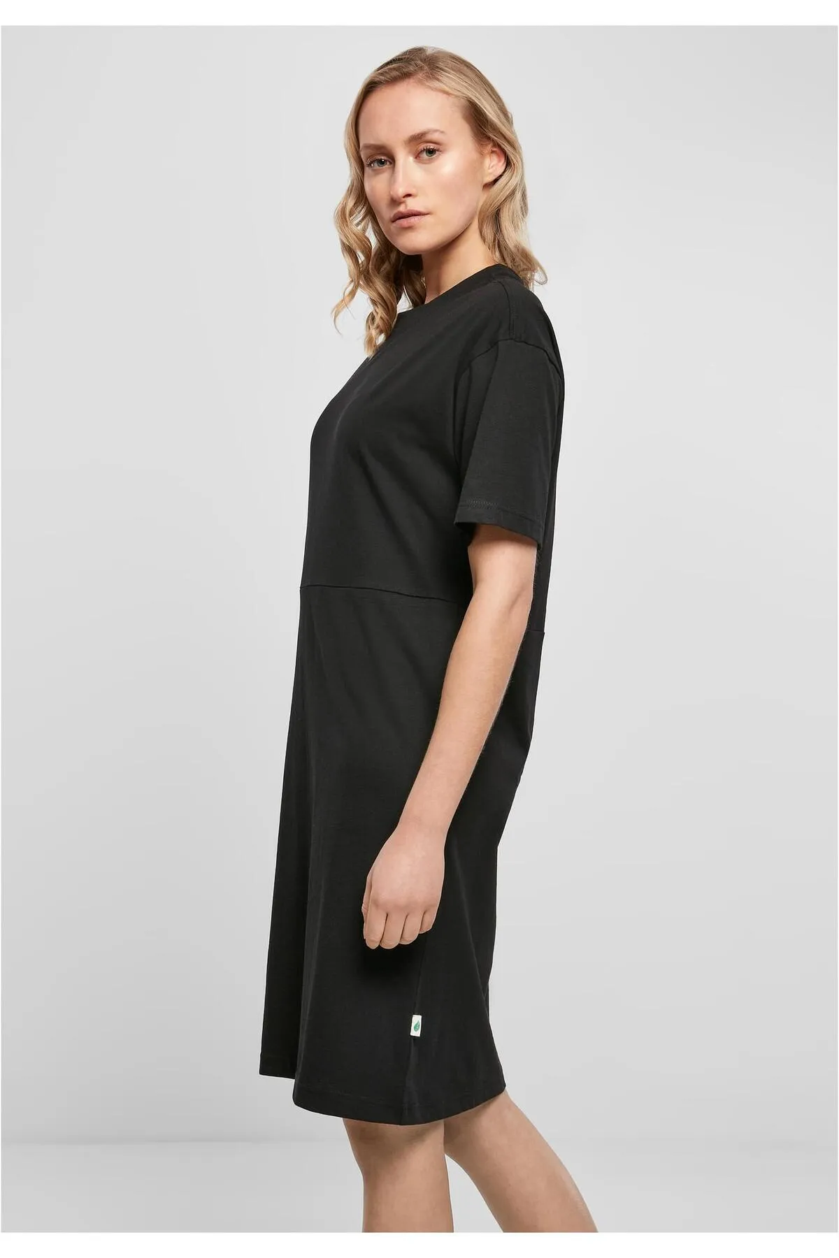 Urban Classics  Damen Damen Bio-Overall-T-Shirt-Kleid mit Schlitz