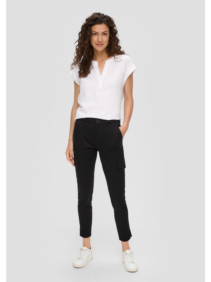 s.Oliver Hose 7/8 in Schwarz günstig kaufen