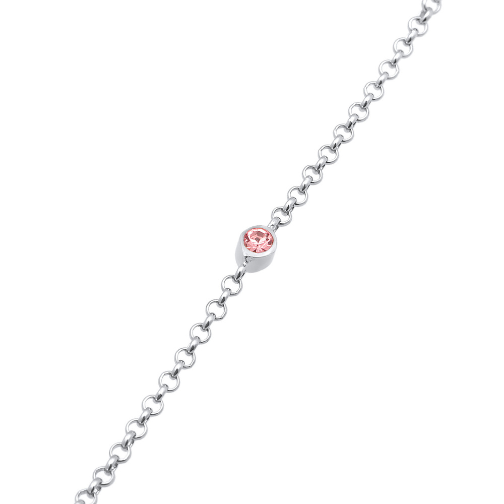Elli Elli Bracelet Femmes Basic Filigrane Combinable avec cristaux en argent sterling  Bracelet