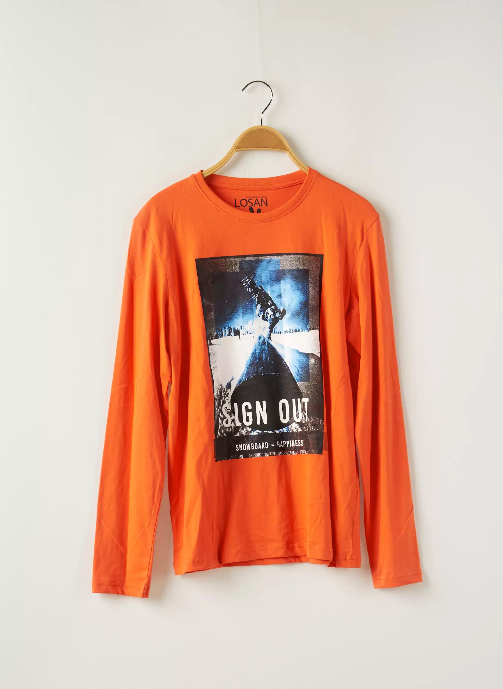 Losan Tshirts Garcon couleur orange