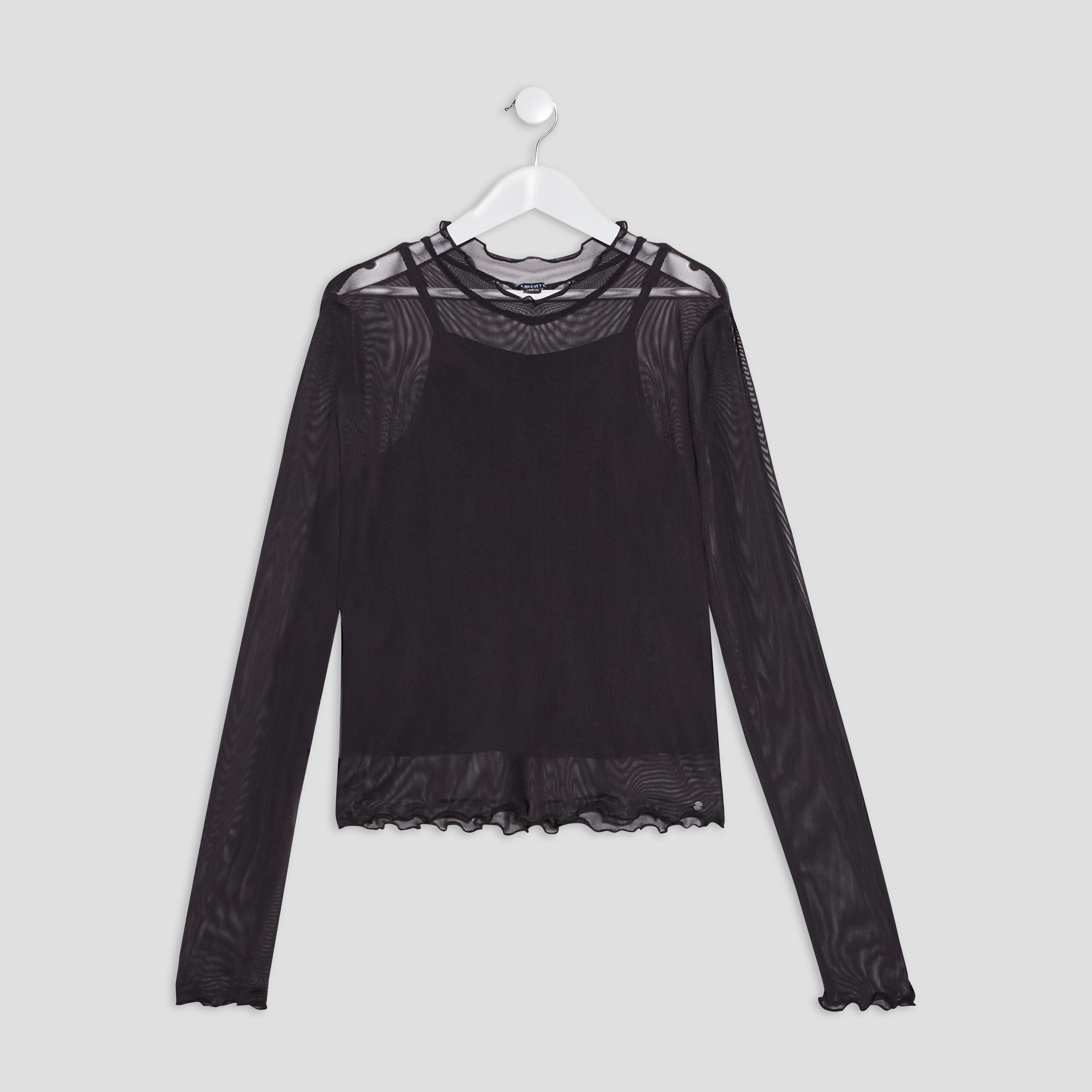 T-shirt manches longues noir femme | La Halle