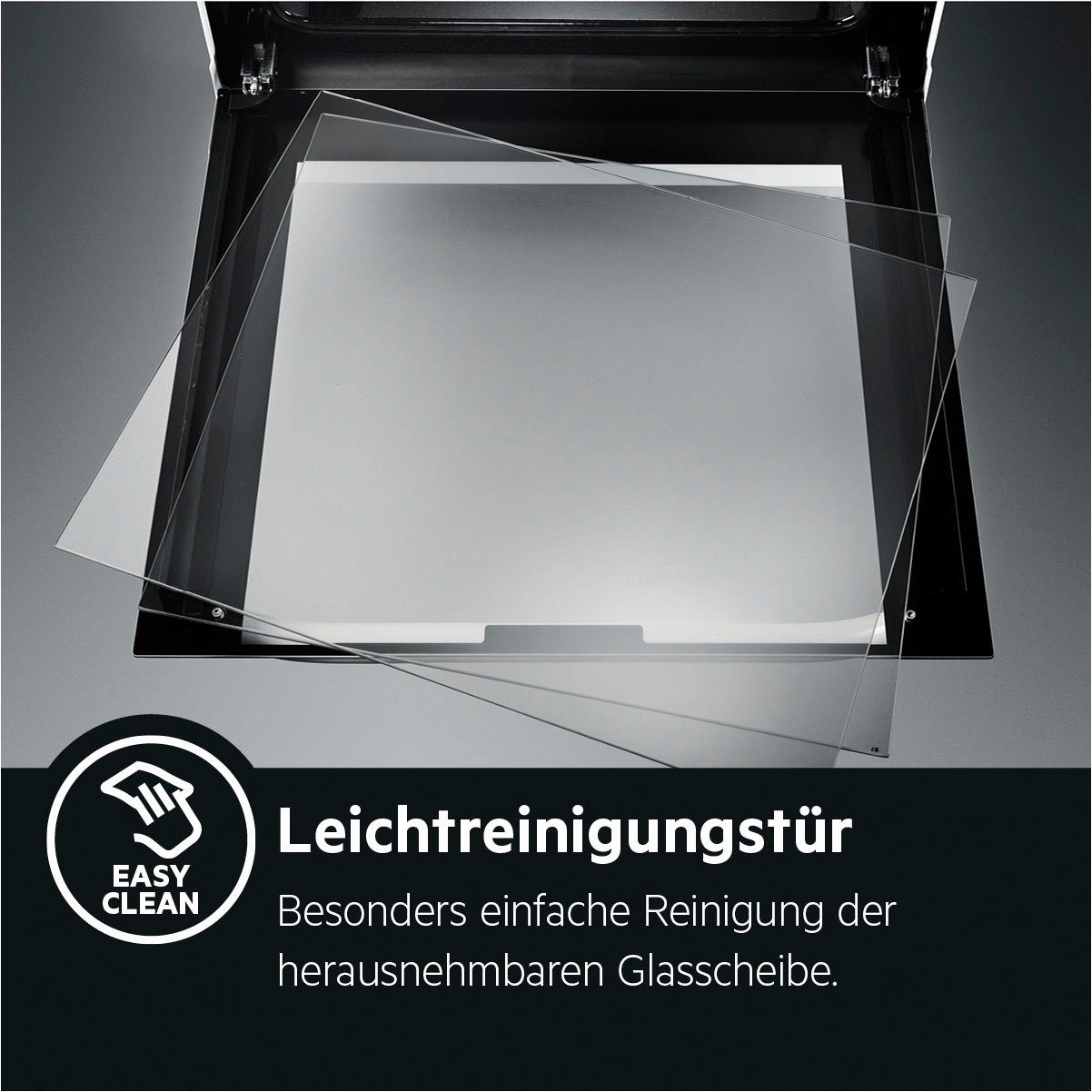 AEG Einbaubackofen 6000 BES331110B 944 187 812, mit 1-fach-Teleskopauszug, Aqua-Reinigungsfunktion