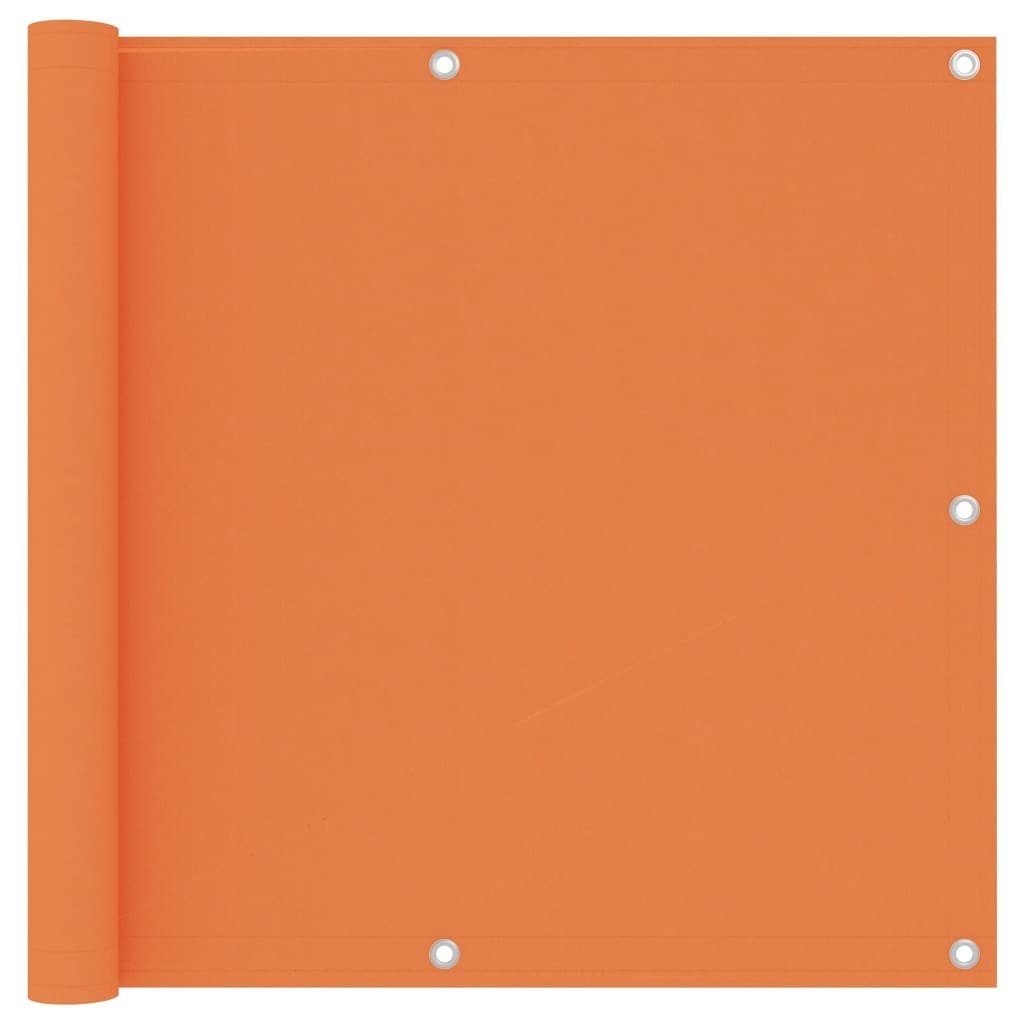 vidaXL Balkonsichtschutz Balkon-Sichtschutz Orange 90x300 cm Oxford-Gewebe