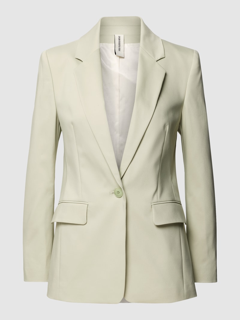 Blazer mit Pattentaschen Modell 'ALTIN' in olivgrün