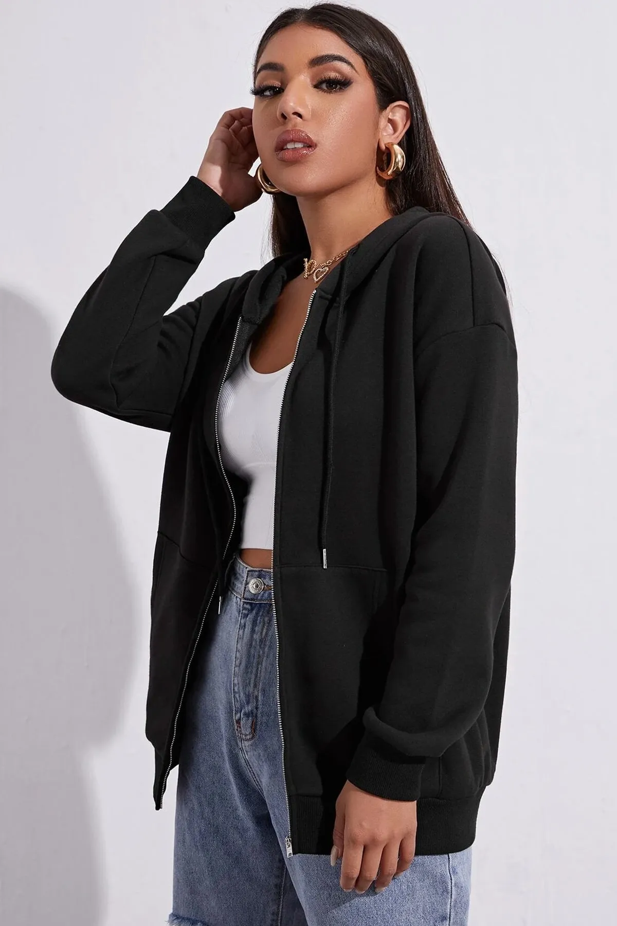 uyguntarz  Unisex-Sweatshirt mit Kapuze und Reißverschluss