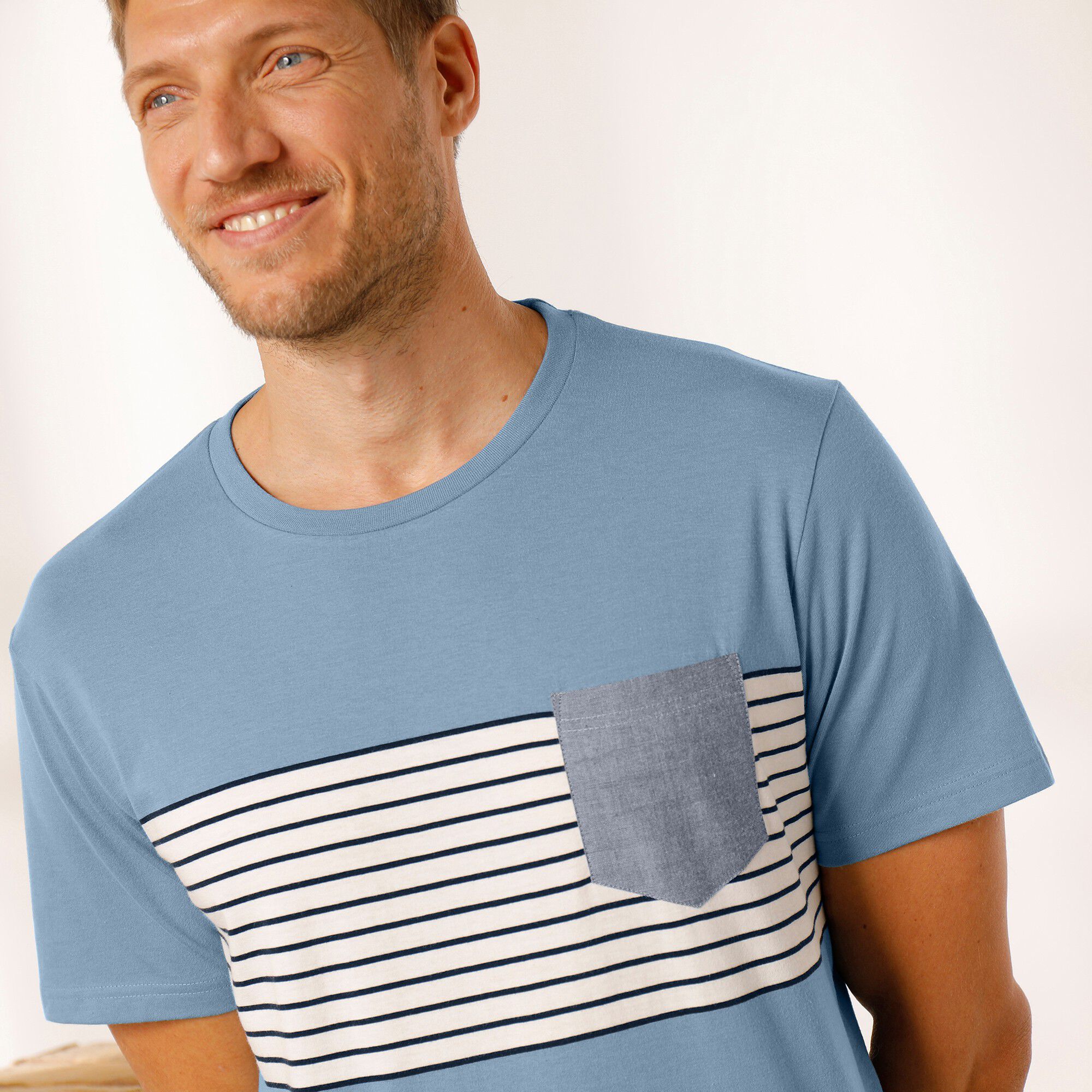 Tee-shirt rayé manches courtes
