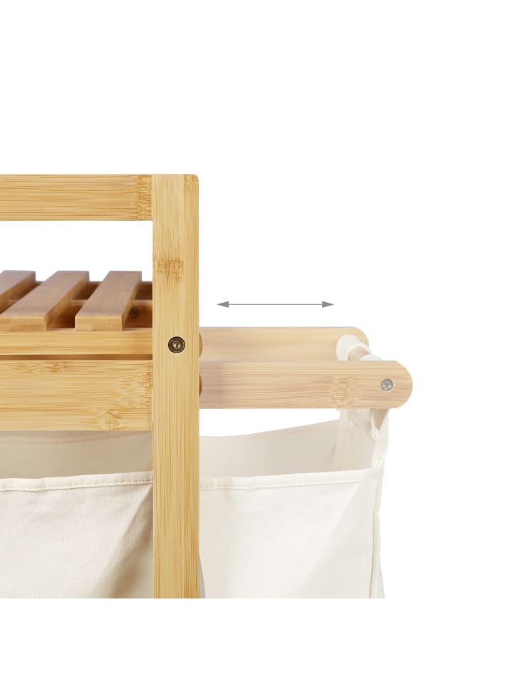 relaxdays Wäschekorb in Natur - 60 l günstig kaufen onesize