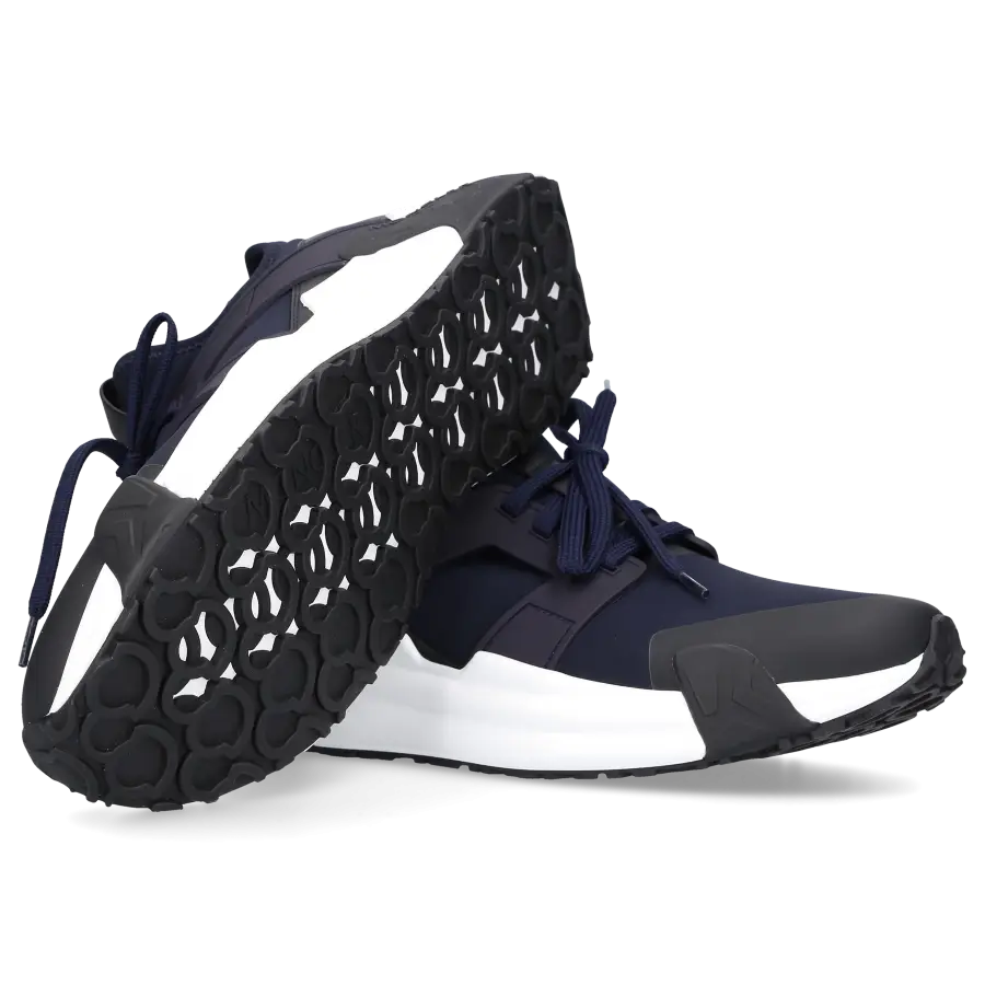 Moncler - Sneaker low LUNAROVE Neopren - blau