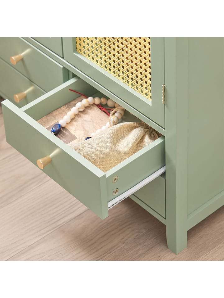 SoBuy Schuhschrank in Grün - (B)70 x (H)90 x (T)34cm günstig kaufen onesize